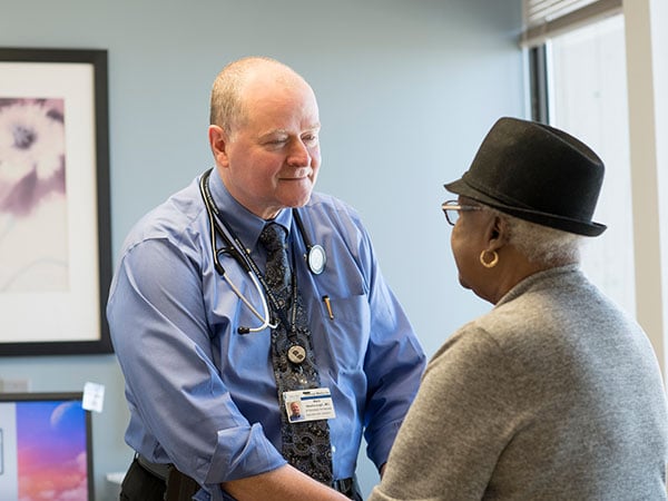 patient and doctor