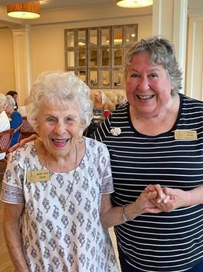 Two Ladies Smiling