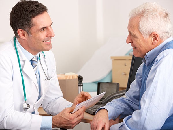 doctor with patient